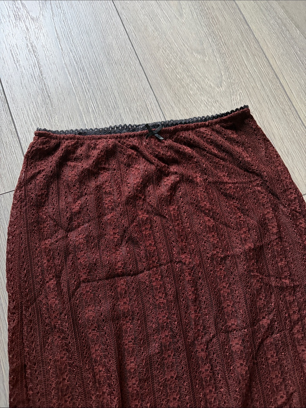 Urban Outfitters Mesh Overlay Midi Skirt